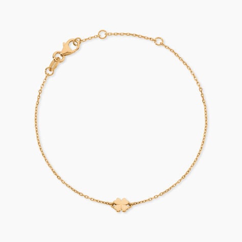 Bracelet Shanti Plaqu&eacute; Or Jaune - Bijoux sans pierre Femme | Histoire d&rsquo;Or