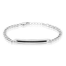 Bracelet Identité Argent Edgar - Gourmettes Homme | Histoire d’Or