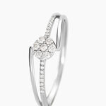 Bague Solitaire Atalante Or Blanc Diamant - Bagues solitaires Femme | Histoire d&rsquo;Or