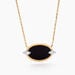 Collier Tahina Or Jaune Onyx Diamant - Colliers Femme | Histoire d’Or