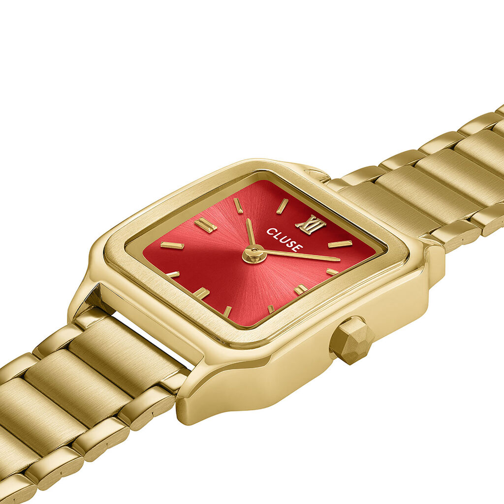 Montre Cluse Gracieuse Petite Rouge - F&ecirc;te des m&egrave;res Femme | Histoire d&rsquo;Or