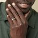 Bague Ahou Or Acier Bicolore Diamant - Bagues avec pierre Homme | Histoire d’Or