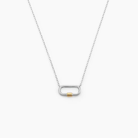Collier Infini Pop Argent Bicolore - Colliers fantaisie Femme | Histoire d’Or