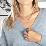 Collier William Plaqu&eacute; Or Jaune - Chaines Femme | Histoire d&rsquo;Or