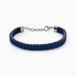 Bracelet Naturel Acier Argent&eacute; H&eacute;matite - Bracelets Pierre Homme | Histoire d&rsquo;Or