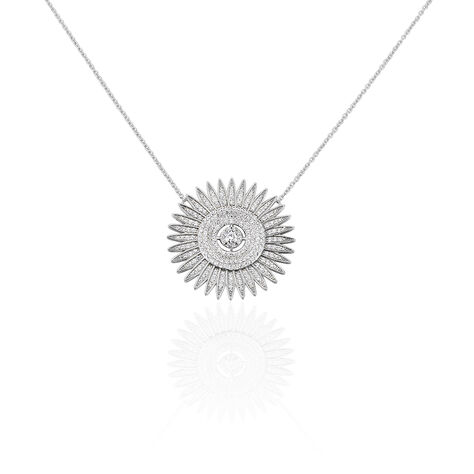 Collier Noele Argent Blanc Oxyde De Zirconium - Colliers Femme | Histoire d’Or