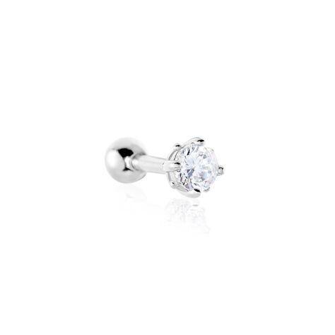 Piercing D'oreilles Joanina 2 Or Blanc Oxyde - Ear cuffs Femme | Histoire d’Or