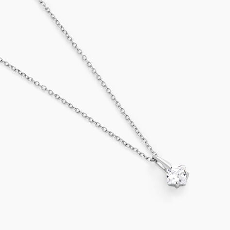 Collier Amad&eacute;a Argent Blanc Oxyde De Zirconium - Colliers fantaisie Femme | Histoire d&rsquo;Or
