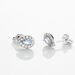 Boucles D'oreilles Puces Argent Blanc Tania Oxydes De Zirconium - Boucles d'oreilles fantaisie Femme | Histoire d’Or