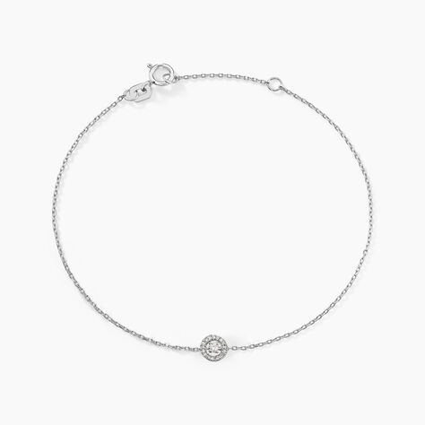 Bracelet Domitia Or Blanc Diamant - Bracelets Femme | Histoire d&rsquo;Or