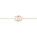 Bracelet Ottavia Argent Rose Oxyde De Zirconium - Bracelets Coeur Femme | Histoire d’Or