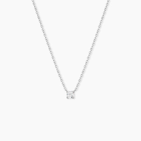 Collier Argent Lylwenn Oxydes De Zirconium - Colliers fantaisie Femme | Histoire d&rsquo;Or
