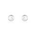 Boucles D'oreilles Puces Virgie Argent Blanc - Boucles d'oreilles fantaisie Femme | Histoire d’Or