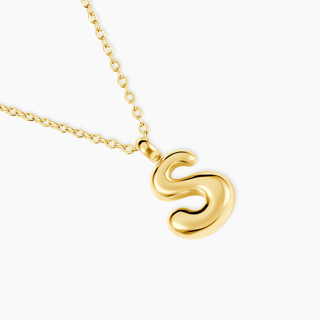 Collier Feliciane Acier Dor&eacute; - Colliers fantaisie Femme | Histoire d&rsquo;Or