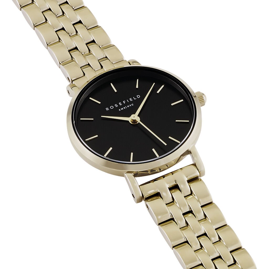 Montre Rosefield The Small Edit Noir - Montres Femme | Histoire d&rsquo;Or