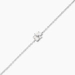 Bracelet Eseld Argent Blanc Oxyde De Zirconium - Bracelets Pierre Femme | Histoire d&rsquo;Or