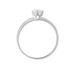 Bague Solitaire Natalia Or Blanc Diamant Synthetique - Bagues solitaires Femme | Histoire d’Or