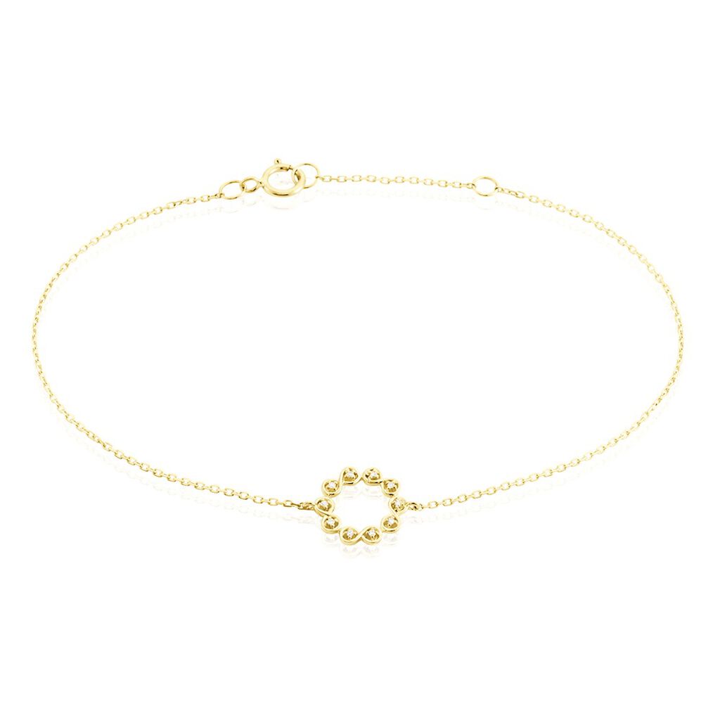 Bracelet Or Jaune Adjoa Diamants - Bracelets Femme | Histoire d’Or