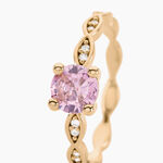 Bague Kurt Plaqu&eacute; Or Jaune Oxyde De Zirconium - Bagues solitaires Femme | Histoire d&rsquo;Or