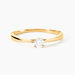 Bague Solitaire Or Jaune Fiona Diamant Synthetique - Bagues solitaires Femme | Histoire d’Or