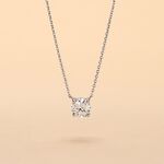 Collier Collection Aphrodite Or Blanc Diamant Synthetique - Colliers Femme | Histoire d&rsquo;Or