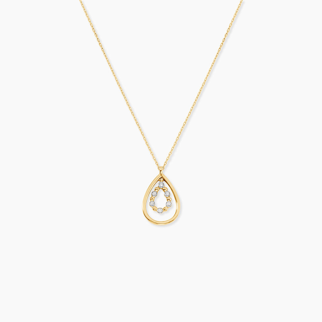 Collier Marganela Or Jaune Diamant - Colliers Femme | Histoire d&rsquo;Or