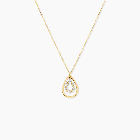 Collier Marganela Or Jaune Diamant - Colliers Femme | Histoire d&rsquo;Or