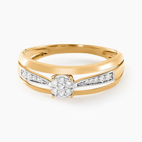 Bague Primrose Or Jaune Diamant - Bagues avec pierre Femme | Histoire d’Or