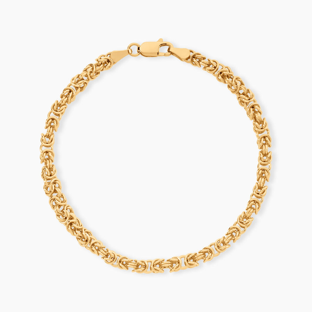 Bracelet Ravenelle Argent Dor&eacute; A L'Or 750/1000 - Bijoux sans pierre Femme | Histoire d&rsquo;Or