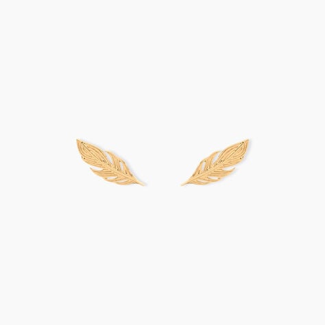Boucles D'oreilles Grimpantes Hanae Plaqué Or Jaune - Boucles d'oreilles fantaisie Femme | Histoire d’Or
