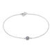 Bracelet Auxana Argent Blanc Oxyde De Zirconium - Bracelets Femme | Histoire d’Or