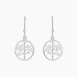 Boucles D'oreilles Pendantes Mely Argent Blanc - Boucles d'oreilles fantaisie Femme | Histoire d&rsquo;Or