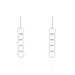 Boucles D'oreilles Pendantes Bulle Argent Blanc - Boucles d'oreilles fantaisie Femme | Histoire d’Or