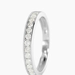 Alliance Dionysa Or Blanc Diamant - Alliances Femme | Histoire d&rsquo;Or