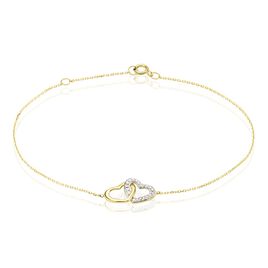 Bracelet Marciane Or Jaune Diamant - Bracelets Coeur Femme | Histoire d’Or