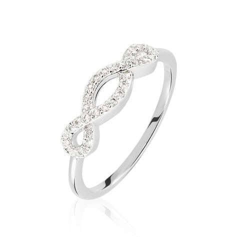 Bague Cemil Argent Blanc Oxyde De Zirconium - Bagues avec pierre Femme | Histoire d&rsquo;Or
