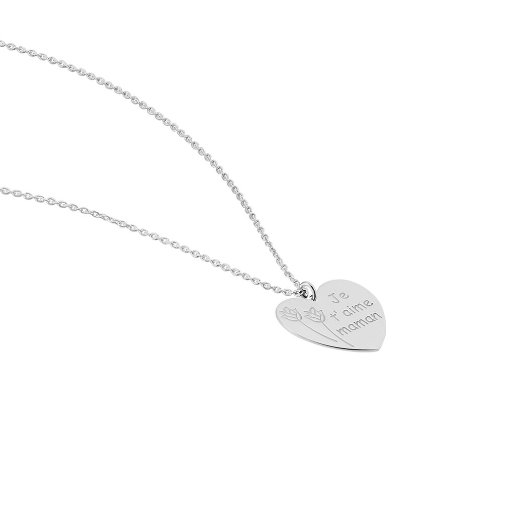Collier Florine Argent Blanc - Colliers fantaisie Femme | Histoire d’Or