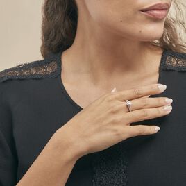 Bague Solitaire Karen Or Blanc Diamant - Bagues solitaires Femme | Histoire d’Or