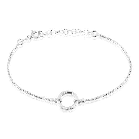 Bracelet Argent Blanc Melia - Bracelets Femme | Histoire d&rsquo;Or