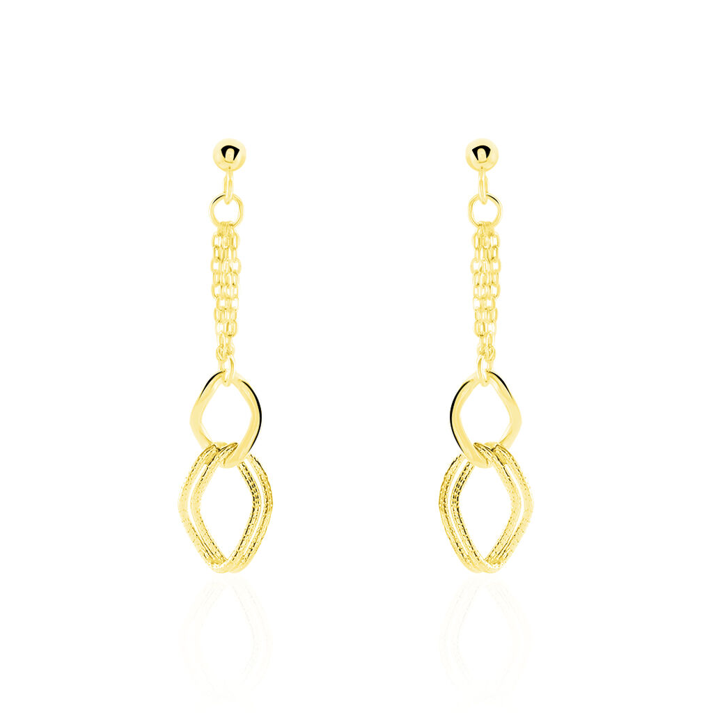Boucles D'oreilles Pendantes Blinda Or Jaune - Boucles d'oreilles pendantes Femme | Histoire d&rsquo;Or