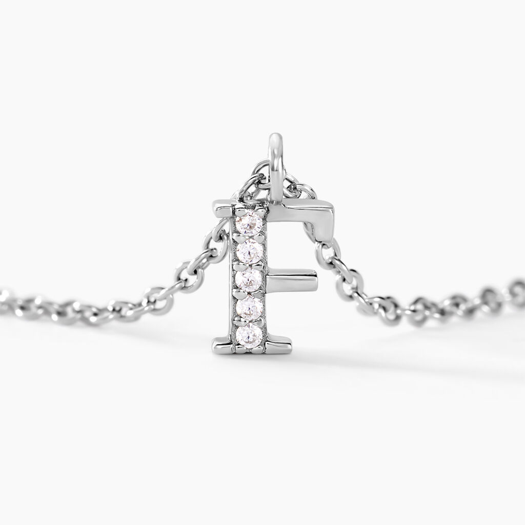 Collier Neruda Argent Blanc Oxyde De Zirconium - Colliers fantaisie Femme | Histoire d&rsquo;Or