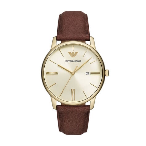 Montre Emporio Armani Dor&eacute; - Montres Homme | Histoire d&rsquo;Or