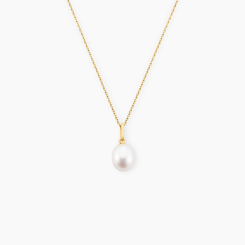 Pendentif Yoela Or Jaune Perle De Culture - Pendentifs Femme | Histoire d’Or