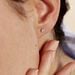 Boucles D'oreilles Puces Teani Or Blanc Diamant - Clous d'oreilles Femme | Histoire d’Or