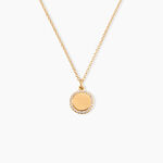 Collier Nehemiah Plaque Or Oxyde De Zirconium - Colliers fantaisie Femme | Histoire d&rsquo;Or