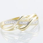 Bague Assa Or Jaune Diamant - Bijoux Femme | Histoire d&rsquo;Or