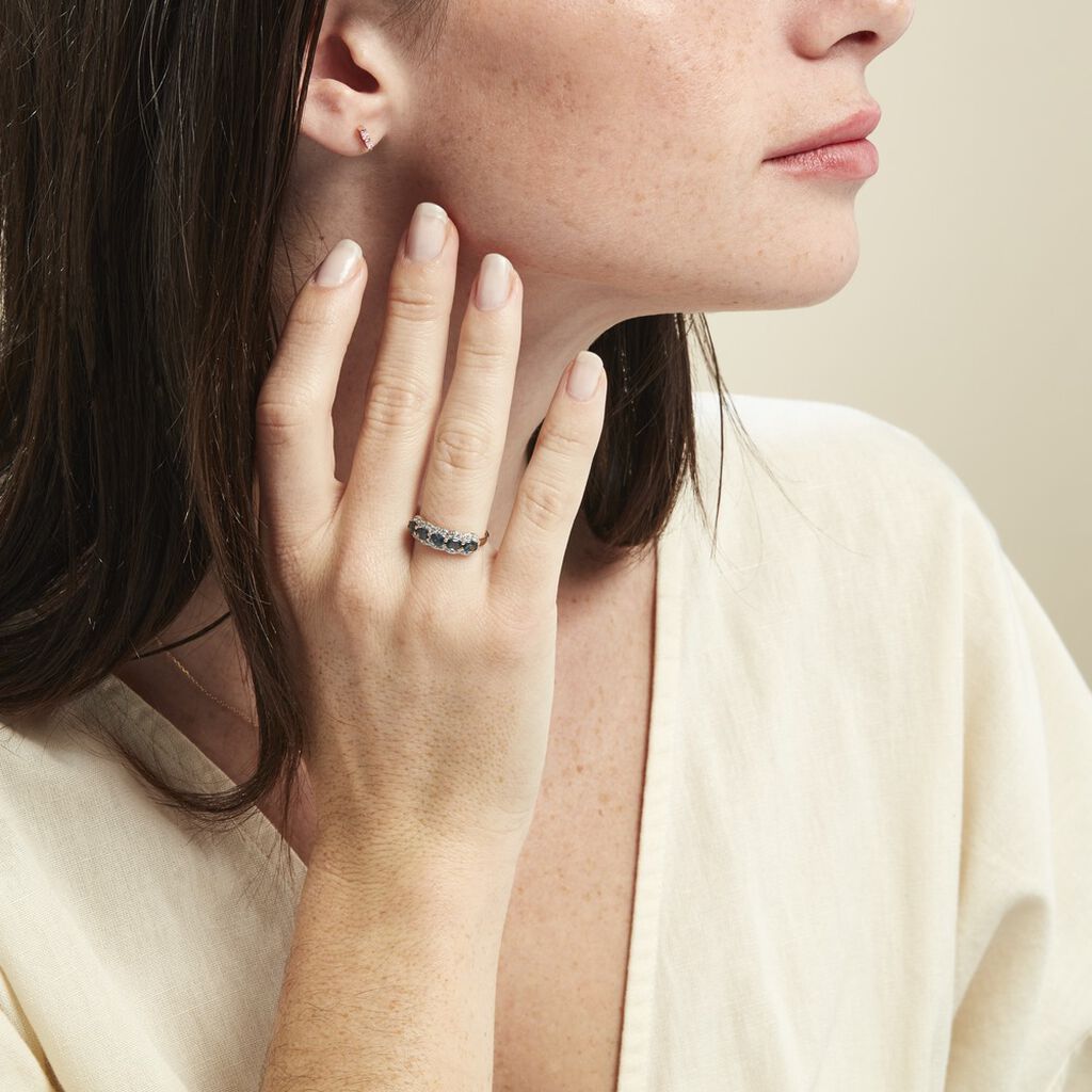 Bague Multipierres Or Jaune Margaux Topaze - Bagues avec pierre Femme | Histoire d’Or