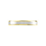 Alliance Hevan Ruban Or Bicolore - Alliances Unisex | Histoire d&rsquo;Or