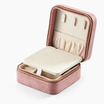 Boite &agrave; Bijou Tissu Rose - Id&eacute;es cadeaux Famille | Histoire d&rsquo;Or