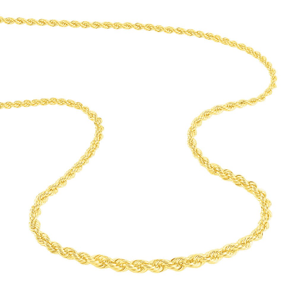 Collier Jerry Danilo Maille Corde Or Jaune - Chaines Femme | Histoire d’Or